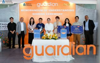 Lễ Ký kết biên bản ghi nhớ giữa MBA ANDREWS x GUARDIAN VIỆT NAM